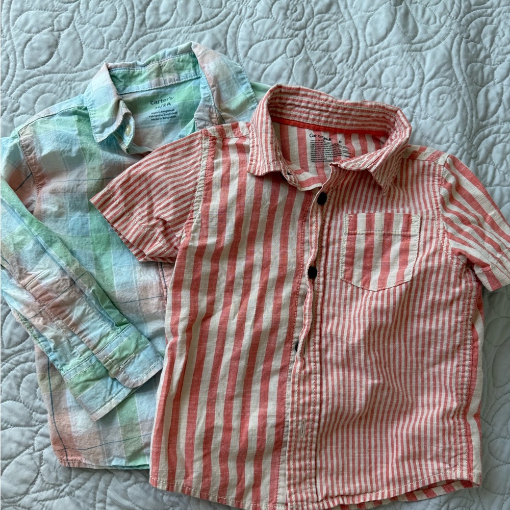 Carter's & Cat & Jack Button-Down Shirts